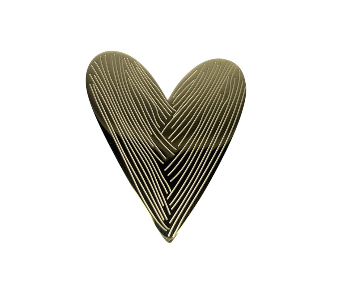 BROCH GRANDE CORAZON ALLADO