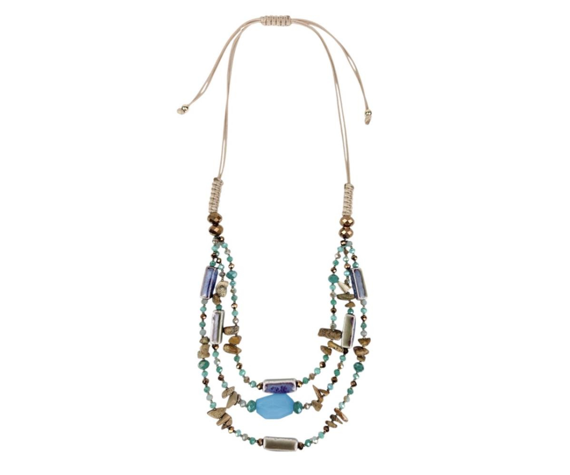 COLLAR LARG PIED MULTITIRAS