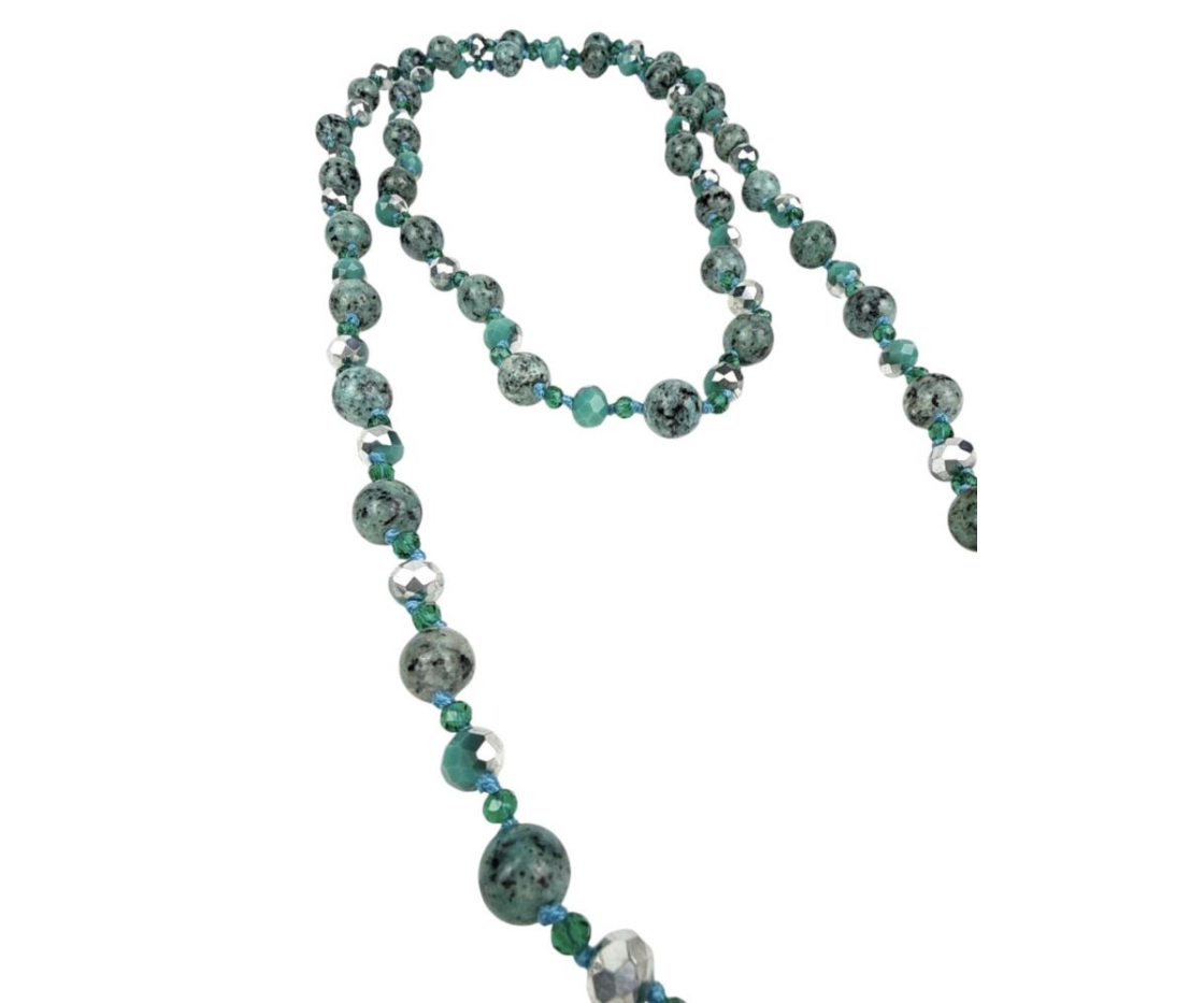 COLLAR LARGO C PEDRAS RED