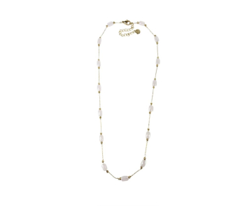 COLLAR ACERO PIEDRA COLORES