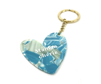 LLAVERO ACERO CORAZON