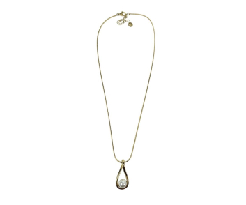 COLLAR ACERO CON PERLA