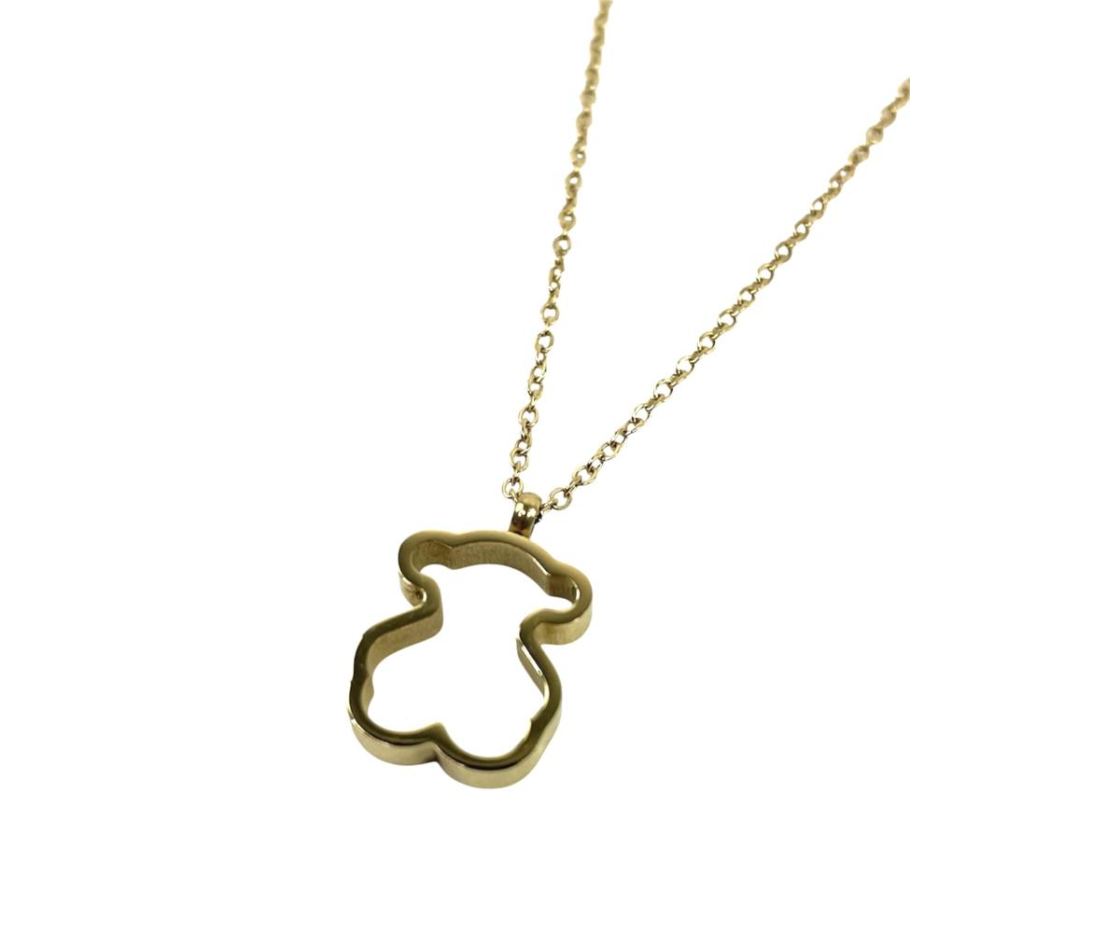 COLL ACERO SILUETA OSO