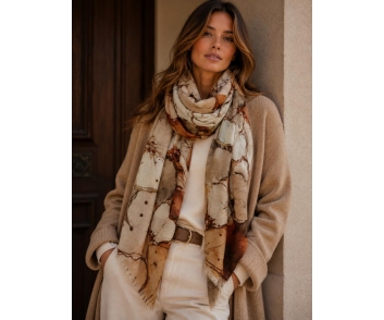 FOULARD FLORES GRANDES