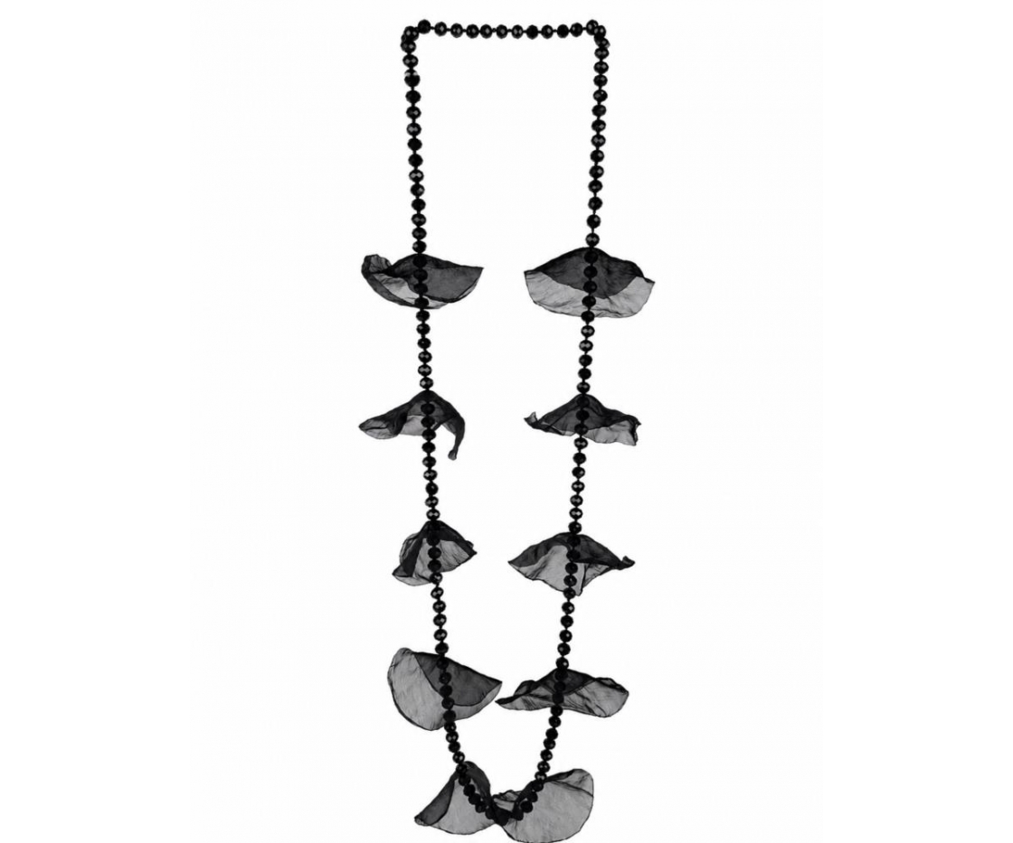 COLLAR LARGO HOJAS