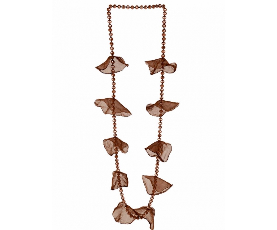 COLLAR LARGO HOJAS
