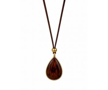 COLLAR LARGO PIEDRA LAGRIMA