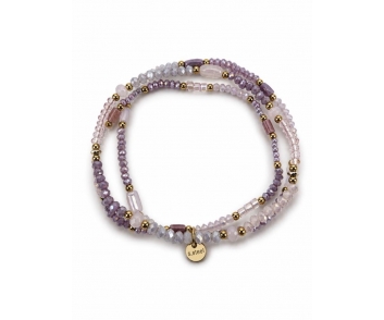 PACK 3 PULSERAS CRISTAL