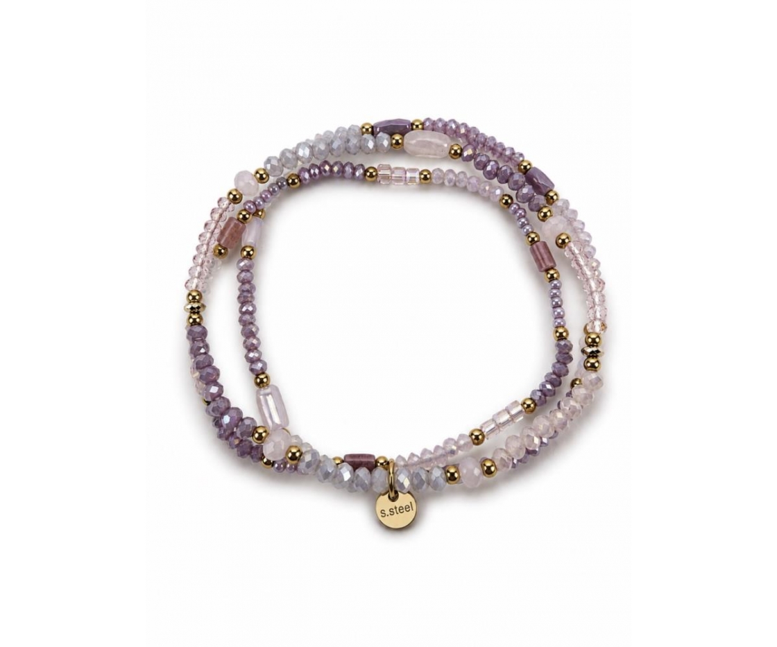 PACK 3 PULSERAS CRISTAL