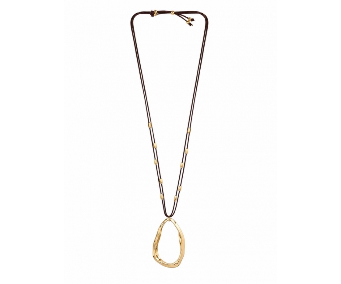 COLLAR LARGO PIEZA OVAL