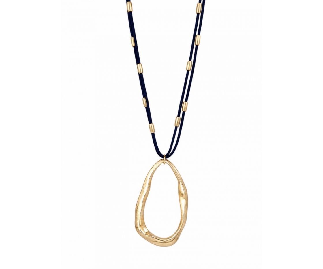 COLLAR LARGO PIEZA OVAL