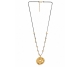 COLLAR LARGO PIEZA REDONDA