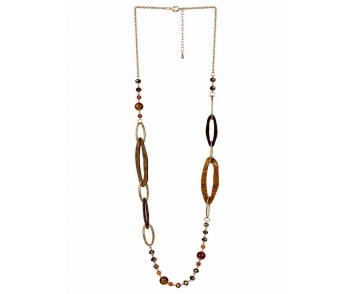 COLLAR LARGO MOSTAZA
