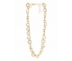 COLLAR LARGO CORAZONES DORADOS