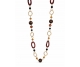 COLLAR LARGO MARRON