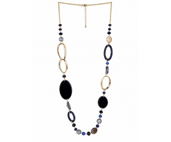 COLLAR LARGO AZUL