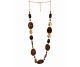 COLLAR LARGO MARRON