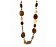 COLLAR LARGO MARRON