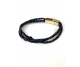 PULSERA CRISTAL Y ACERO MULTIHILOS