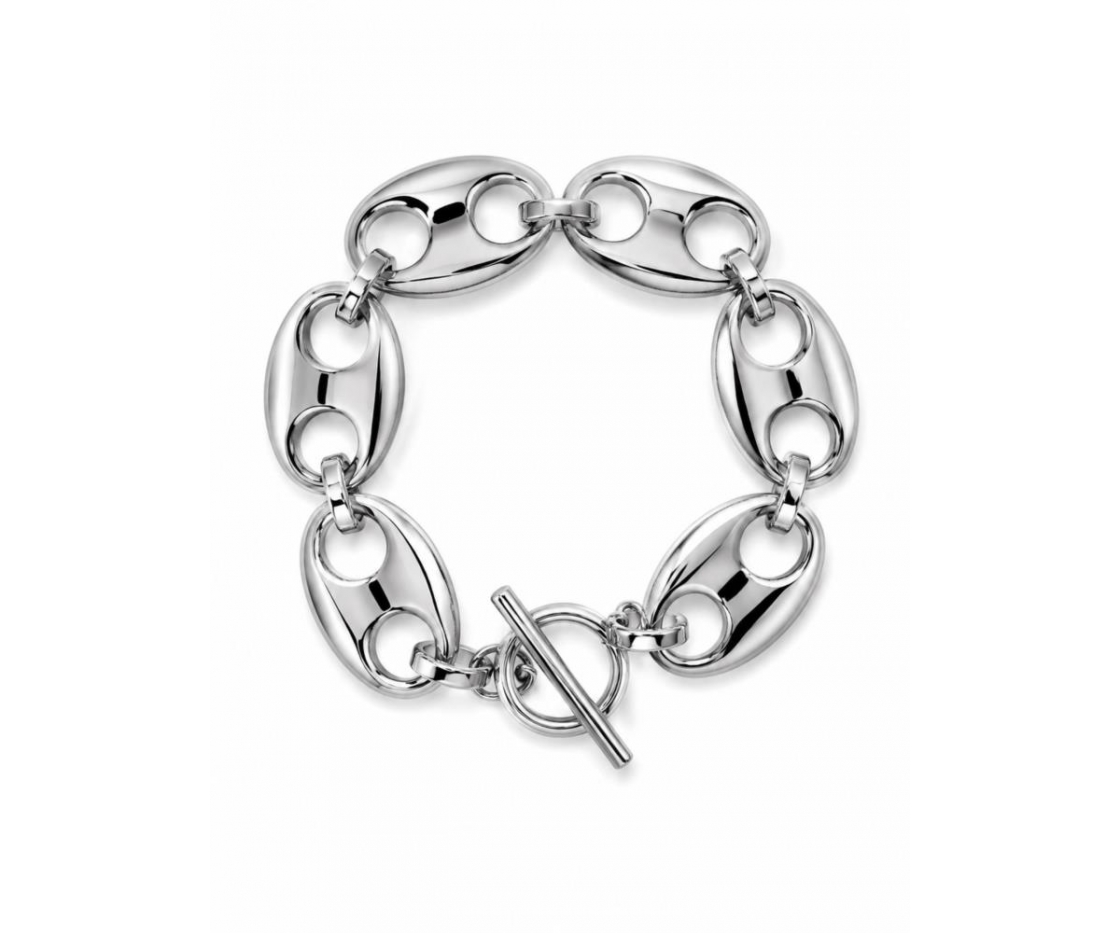 PULSERA ACERO ESLABONES