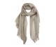 FOULARD LISO BRILLO CON FLECOS