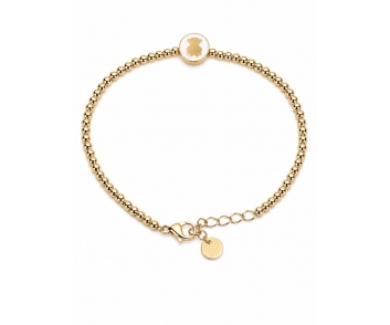 PULSERA ACERO BOLAS OSO