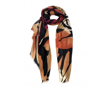 FOULAR ESTAMPADO HOJAS