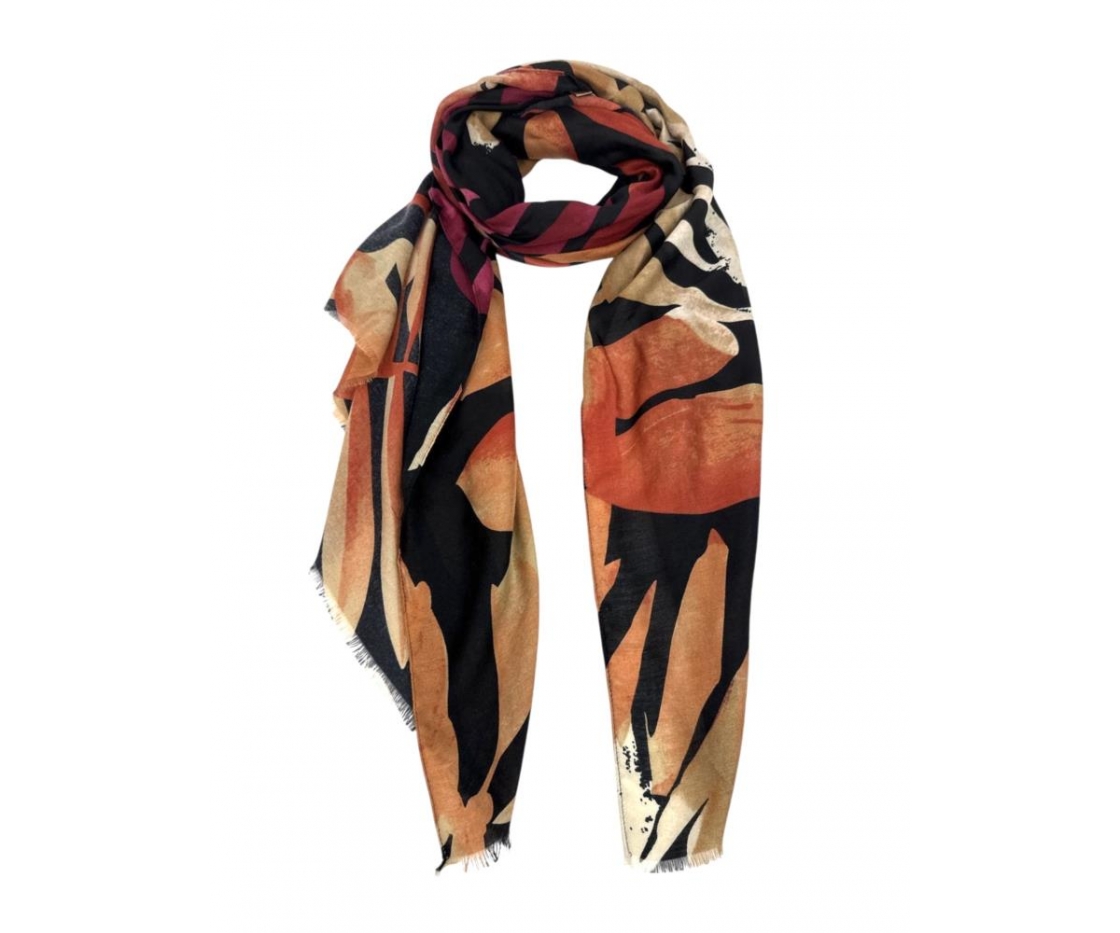 FOULAR ESTAMPADO HOJAS