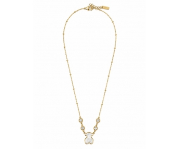 COLLAR ACERO OSO ESMALTE