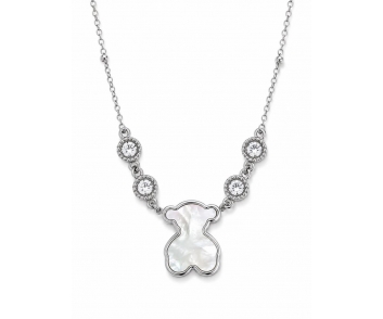 COLLAR ACERO OSO ESMALTE