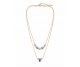 COLLAR ACERO DOBLE CORAZON