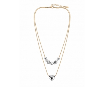 COLLAR ACERO DOBLE CORAZON