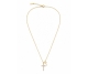 COLLAR ACERO DOBLE CRUZ