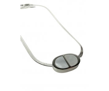 COLLAR ACERO PIEZA OVAL NACAR