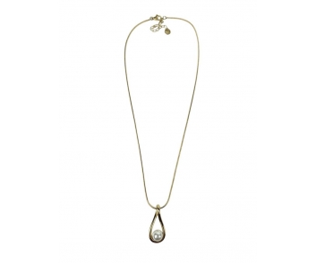 COLLAR ACERO CON PERLA