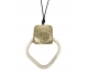 COLLAR CUADRADO CON CHAPA METAL