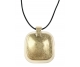 COLLAR LARGO MEDALLON CUADRADO GRANDE