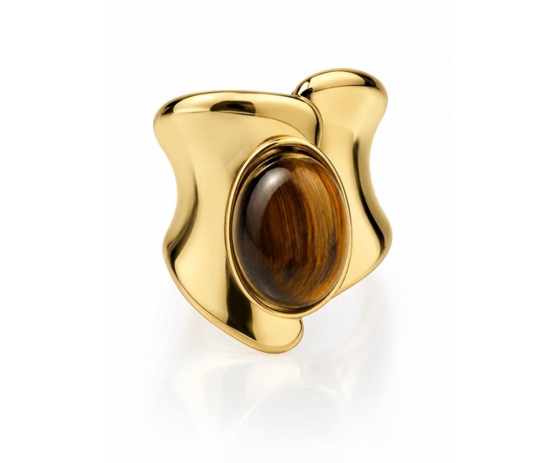 ANILLO ACERO PIEDRA